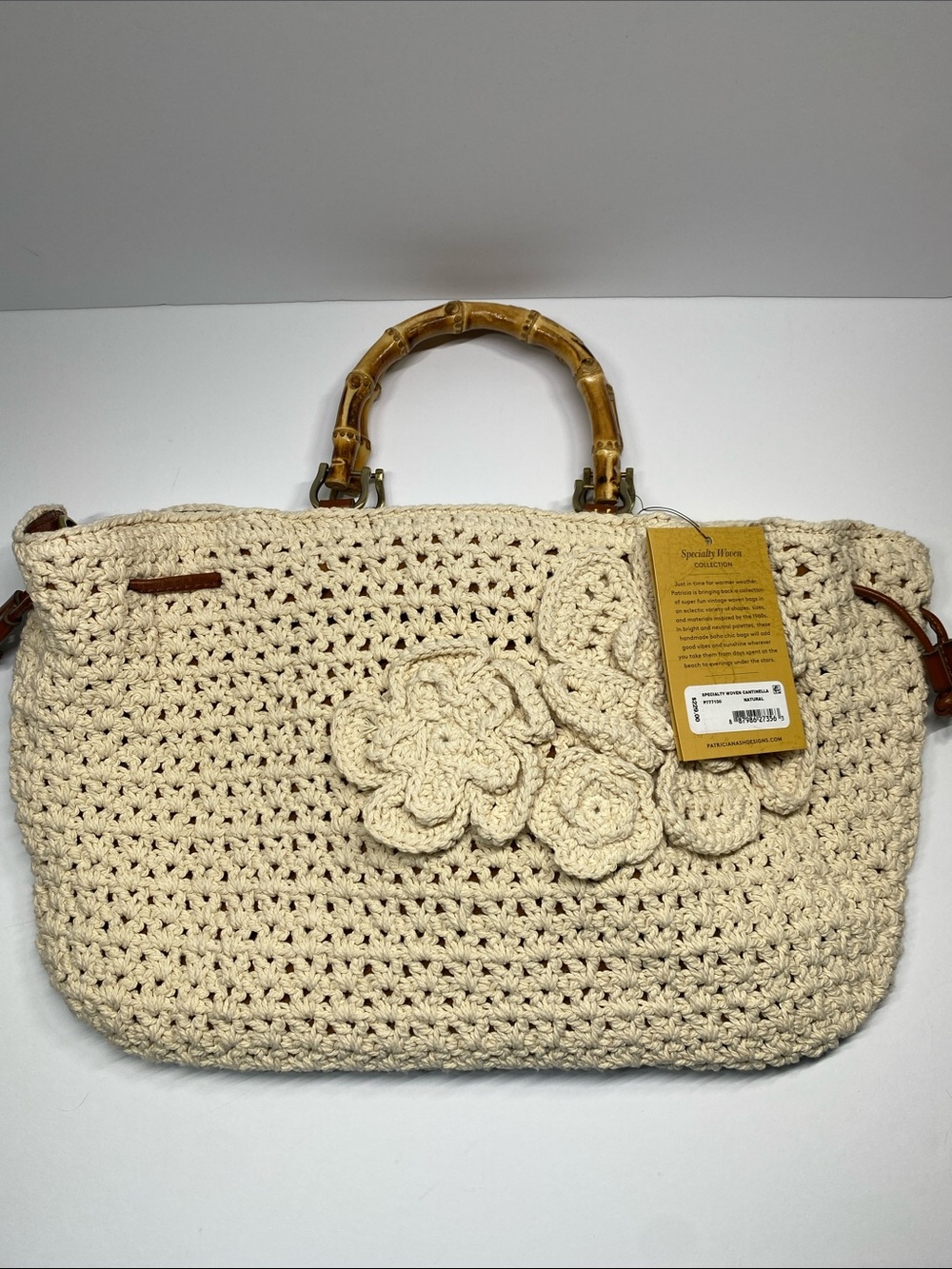 NWT Patricia Nash Cantinella-Natural